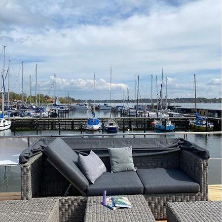 Hausboot Fjord Ankerplatz Mit Biosauna In Schleswig Exterior foto